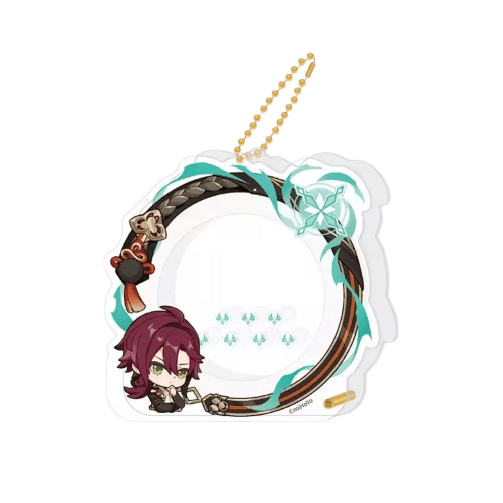 Anime Genshin Impact Shikanoin Heizou Acrylic Storage Keychain