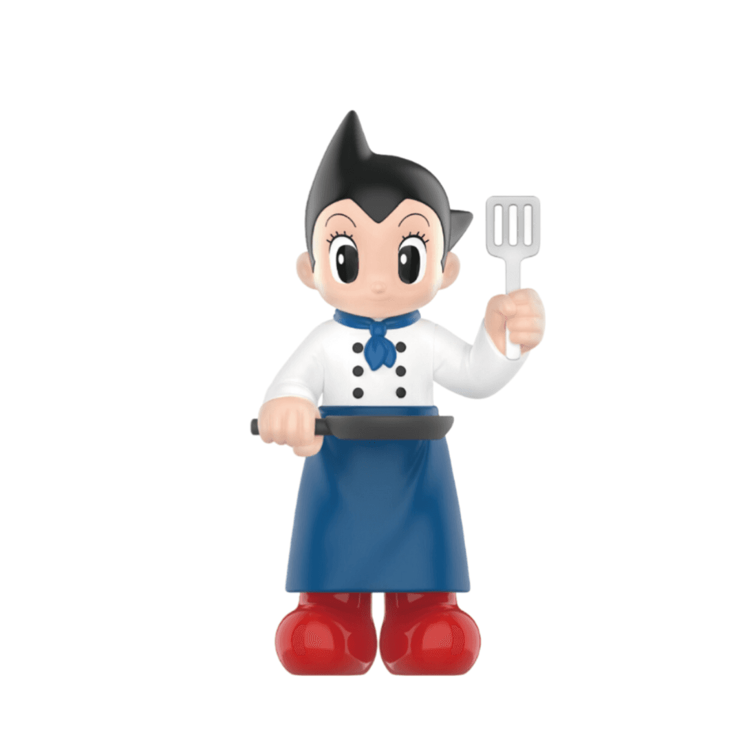 Anime Astro Boy Diverse Life Series Chef Action Figure Toy