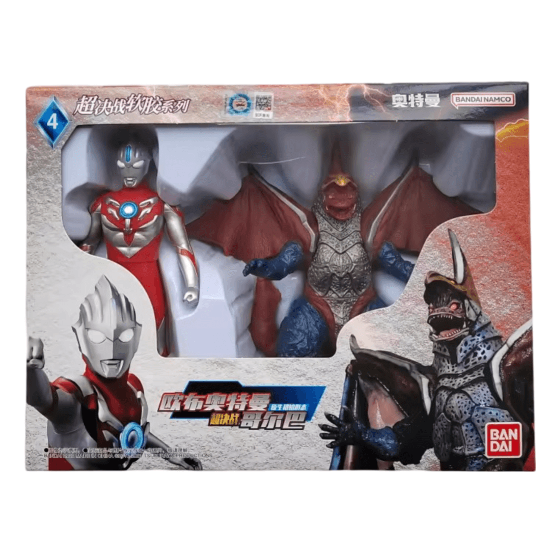 Anime Ultraman Orb And Ultra Monster Golber Action Figure Toy Set