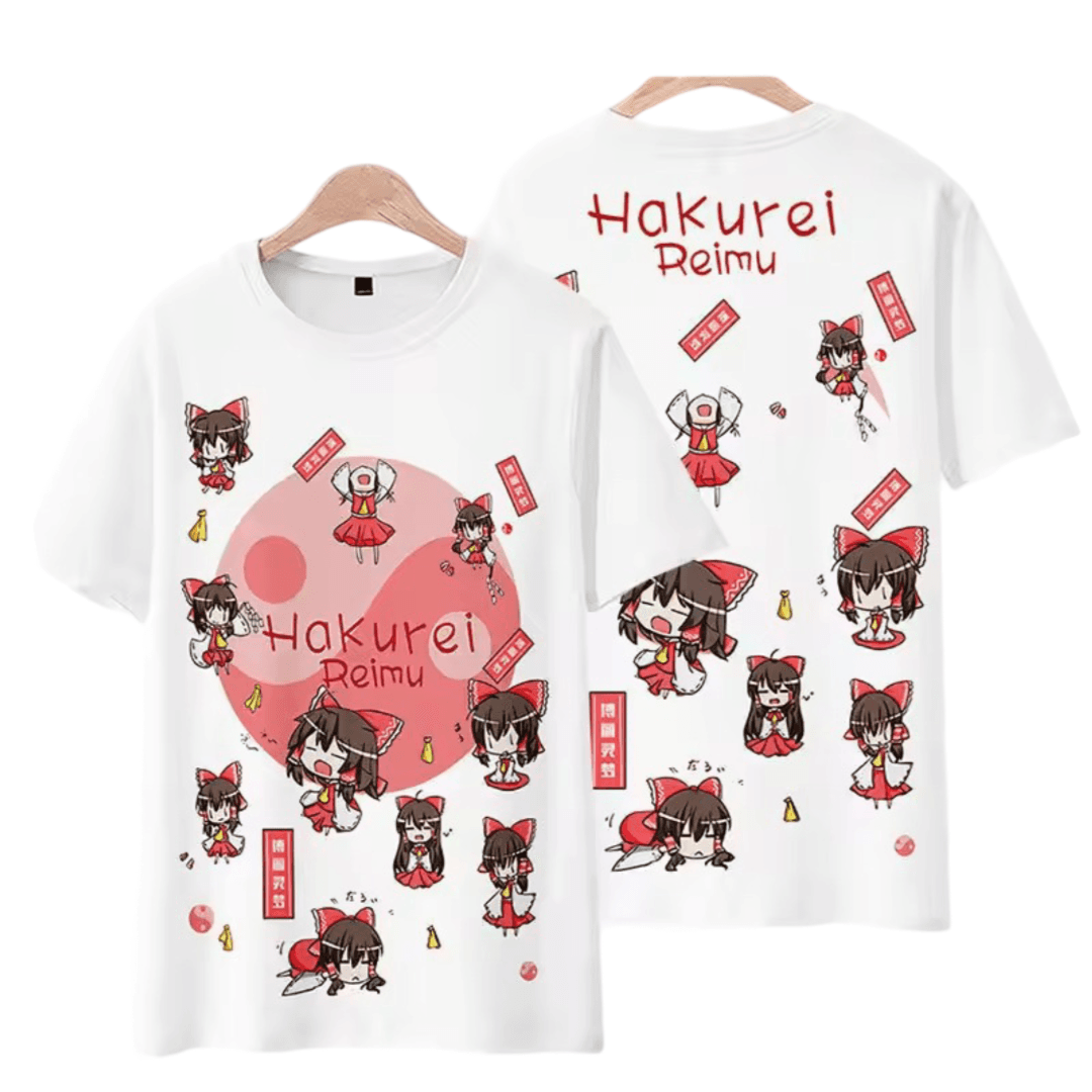 Anime Touhou Project Reimu Hakurei T-Shirt